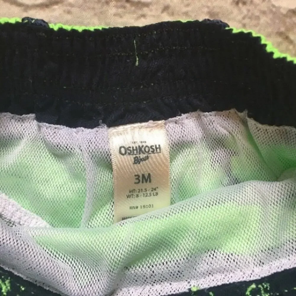 Baby Boy OshKosh Swim Bundle, Trunks and Rash Guards